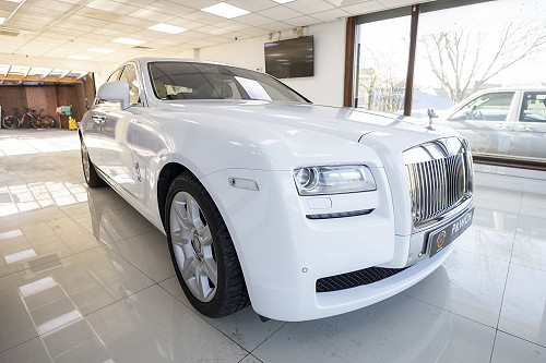 Front of Rolls Royce Ghost