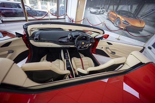 Ferrari f8 spider - Above