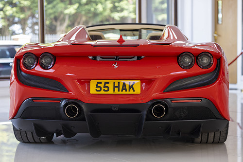 Ferrari f8 spider Back