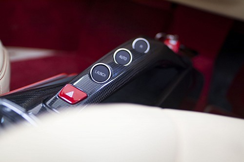 Ferrari 488 Spider launch controls